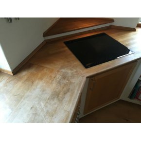 Afslibning og oliering af bge kkkenbordplade