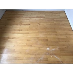 Bøgetræs parketgulv afslebet og efterbehandlet m. 2x mat lak