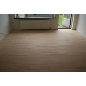 Gulvet er frdigslebet og klar til behandling.